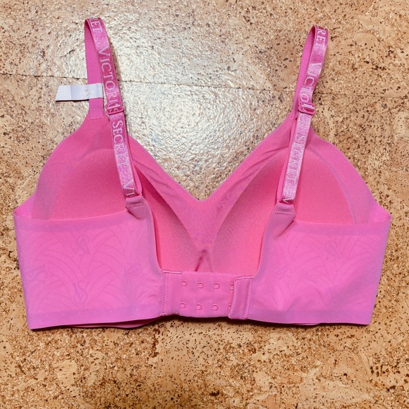 Victoria's Secret Bare Lightly Lined Wireless Comfort Bra In Pink Sz S - Picture 9 of 13